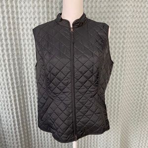 Van Heusen Black Quilted Vest